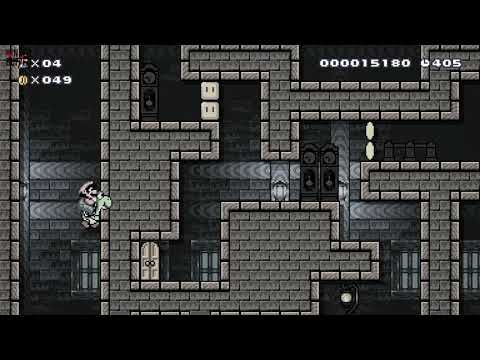 [Super Mario Maker 2] Job 5 - The Mystery of the Haunted Manor