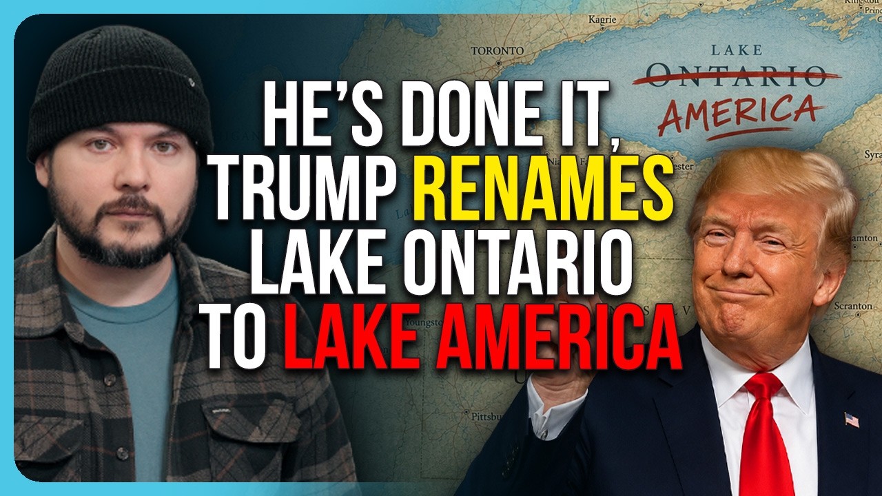 HE’S DONE IT, Trump RENAMES Lake Ontario To LAKE AMERICA