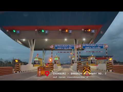 [4K Night Driving] M7 มอเตอร์เวย์ 7 ชลบุรี - กรุงเทพฯ I M7 Motorway I Thailand