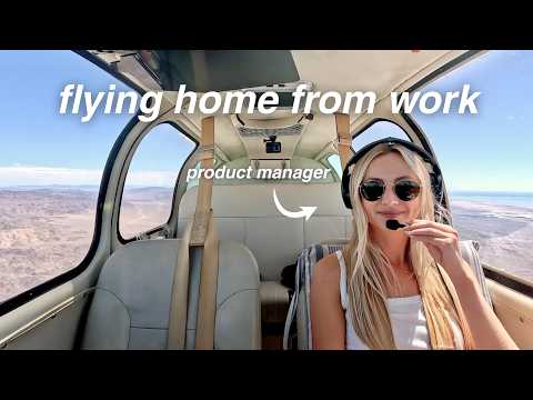 fly home with me after a week at the office | arizona to california