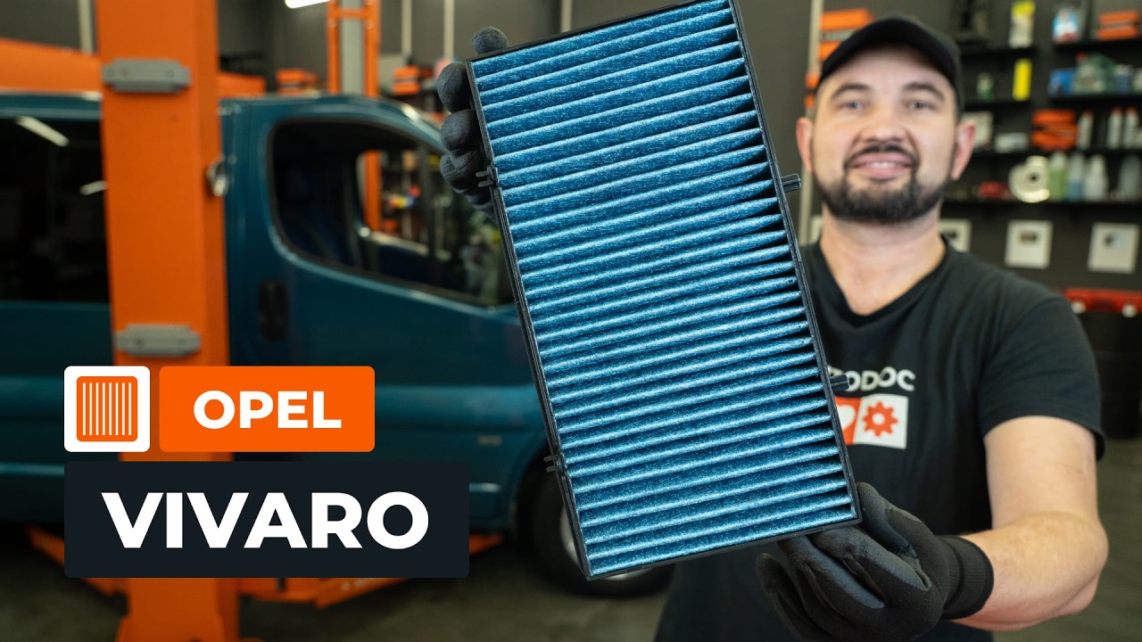 Anleitung: Opel Vivaro A Kombi Innenraumfilter wechseln