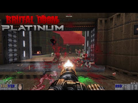 Brutal Doom Platinum 1.1 - Re-Build-T | Level 1: Entryway | 4K/60