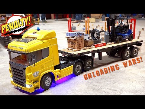 "UN" LOADING WARS : EPIC FORKLIFT BATTLES, A FIGHT TO THE END! | RC GAME SHOW (S2 E10)