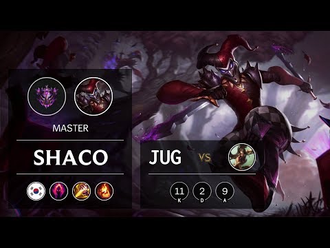 Shaco Jungle vs Nidalee - KR Master Patch 9.7