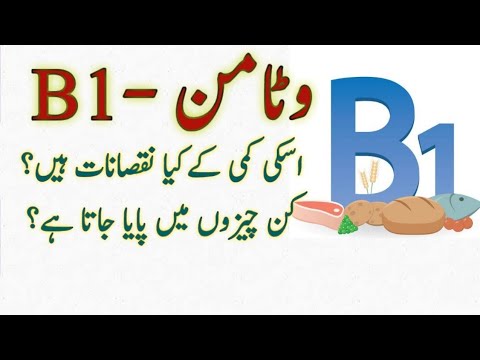 Vitamin B1 in Detail - Urdu/Hindi