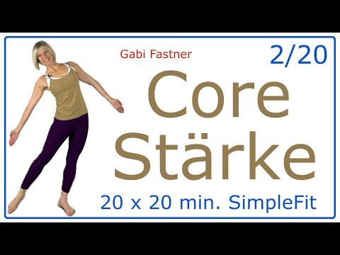 2/20🎈20 min. Core Strength | Midsection workout for a flat stomach and strong back, no equipment ...