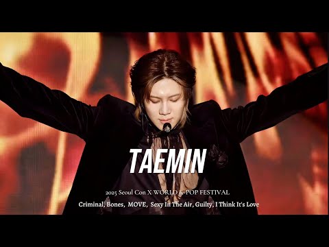 [화질 보정본] [4K 60FPS] 260101 태민 2025 서울콘 X WORLD K POP FESTIVAL TAEMIN FULL CUT - Remastering