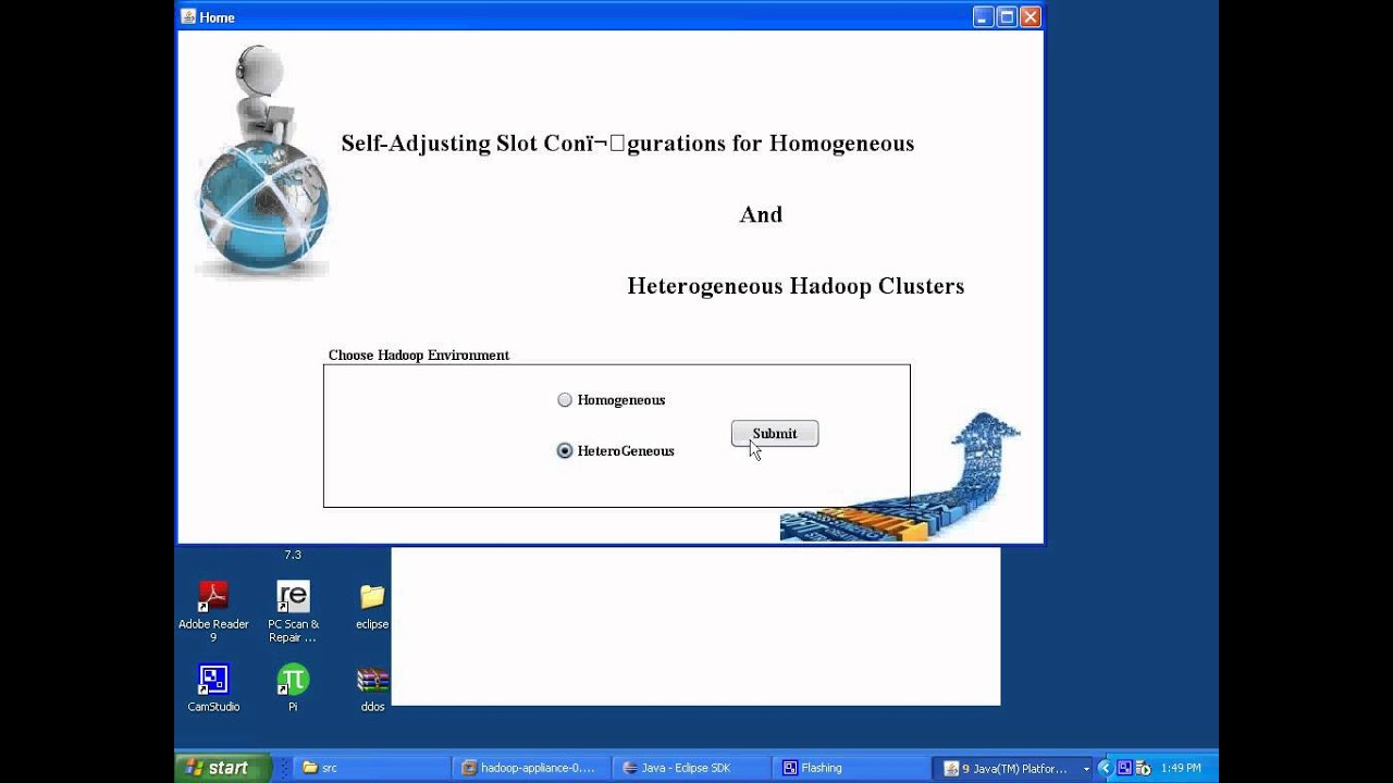 Self-Adjusting Slot Configurations for Homogeneous and Heterogeneous Hadoop Clusters
