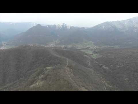 Turija from the air. Turija iz zraka. Turija, Konjic, 26.03.2016.