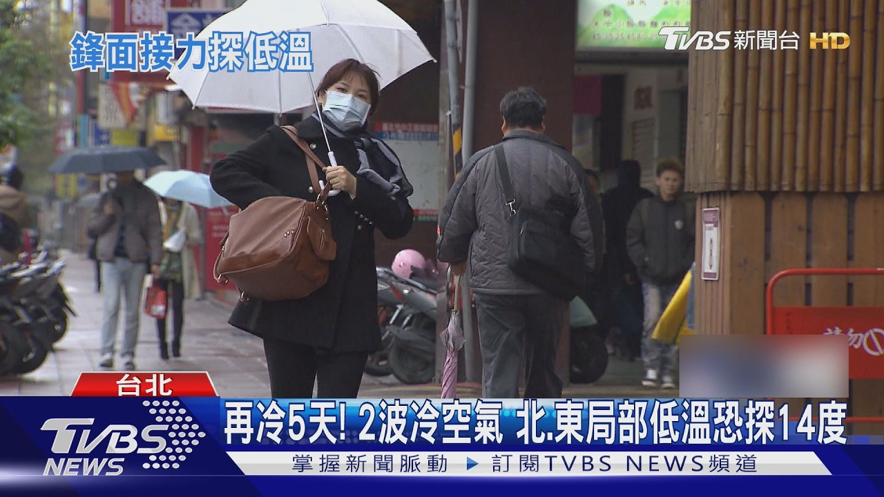影音/2波冷氣團接力襲台!北部「急凍探14度」 這2天清晨最冷