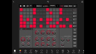 Video thumbnail for ELASTIC DRUMS - Four New Futuristic Synths IAP Demo for iPad by The Sound Test Room