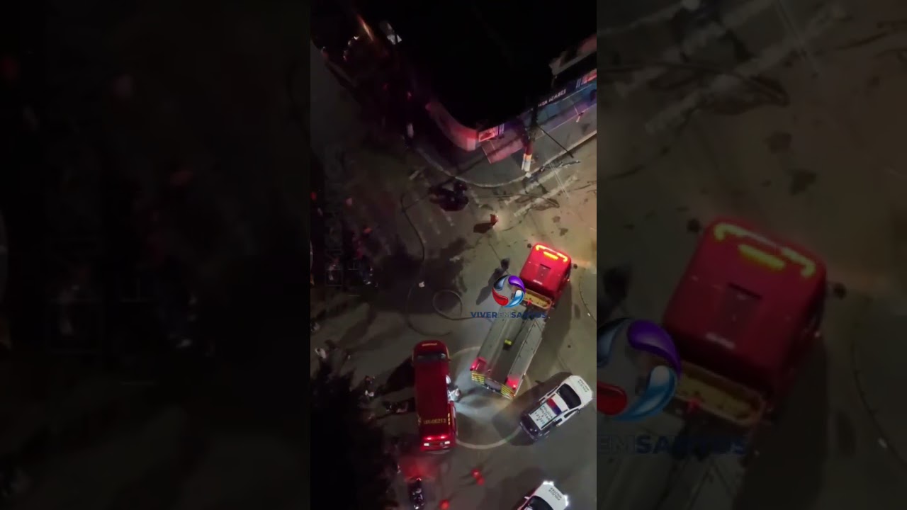 Incêndio em casa no Cachoeira, em Guarujá, mata criança de 3 anos e deixa outra ferida.