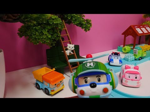 Tolle Spielzeugautos - Ein Tag mir Robocar Poli und dem Rettungsteam