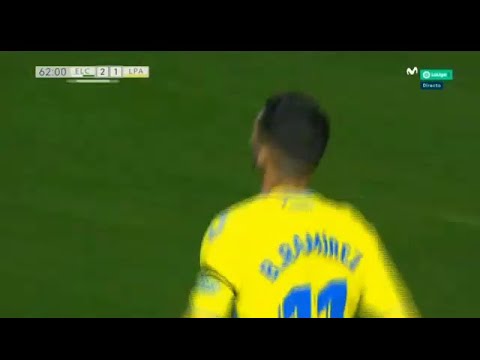 Golazo de Benito en el Elche 2 UD Las Palmas 3 |  | @LALIGAHYPERMOTION 2019