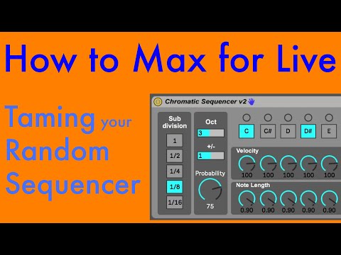 Max for Live: 1 free tool to improve your random sequences