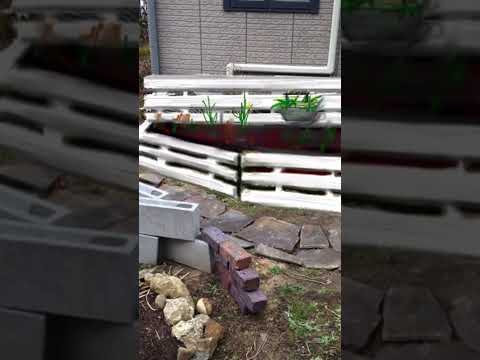 patio moderne tuiles ardoise sol