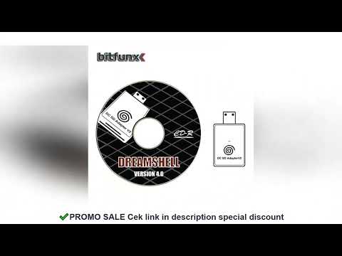 Bitfunx DC SD TF Card Adapter Reader V2 for SEGA Dreamcast and CD with DreamShell Boot Loader