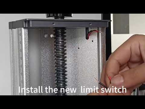 Electric column limit switch replacement