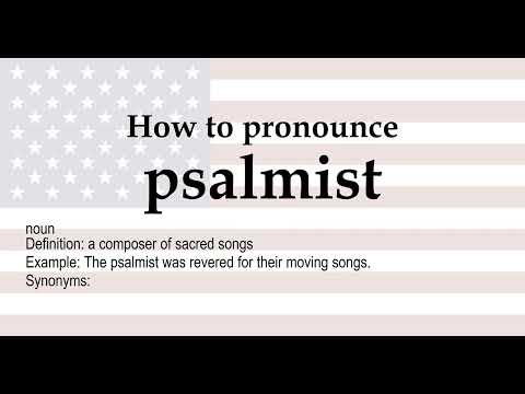psalmist
