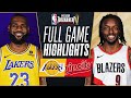 LAKERS at TRAIL BLAZERS | NBA IN-SEASON TOURNAMENT ? | FULL GAME HIGHLIGHTS | November 17, 2023