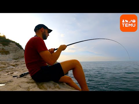 RITORNO ALLE ORIGINI! Pesca con la Canna Fissa in Mare | Temu 150€ Fishing Challenge!