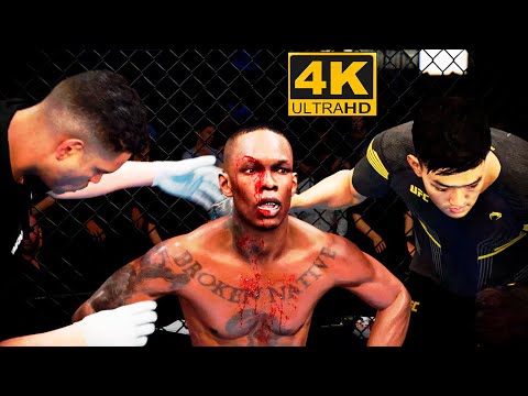 Israel Adesanya vs Anderson Silva | UFC 4 | 4K 60FPS
