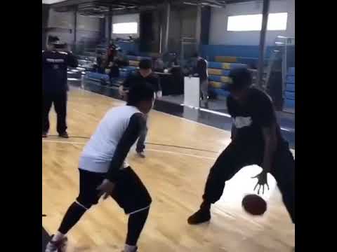 Allen Iverson schools young kids