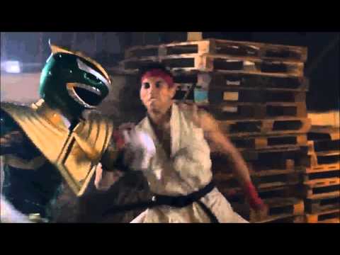 GREEN RANGER vs RYU   Super Power Ranger