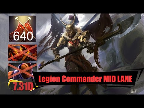 Dota 2 Legion Commander MID 7.31D [ Antimage Counter ]