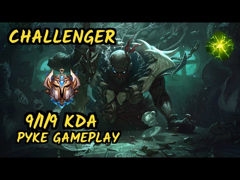 FNC Hylissang (PYKE) vs LEONA - 9/1/9 KDA BOTTOM SUPPORT CHALLENGER GAMEPLAY - EUW