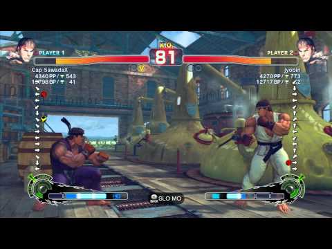 SSF4 AE 2012: Captain Sawada (Ryu) vs jyobin (Ryu) - Xbox Live Ranked Match
