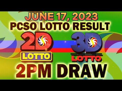 3D & 2D LOTTO 2PM RESULT TODAY JUNE 17, 2023 #swertres #ez2lotto #lottoresult #lottoresulttoday