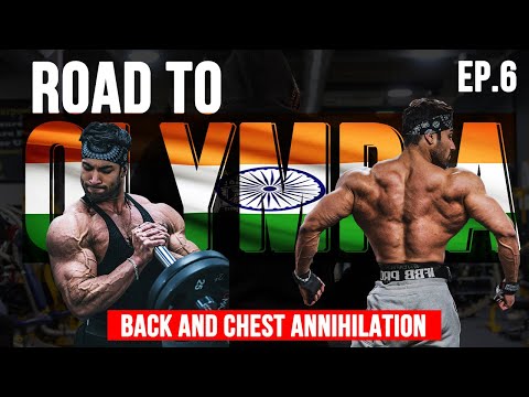 BACK & CHEST WORKOUT| MENS PHYSIQUE POSING | Road To Olympia 2020 | Bhuwan Chauhan