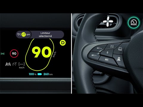 Renault Twingo E-Tech électrique - vidéo tutorielle - le limiteur de vitesse