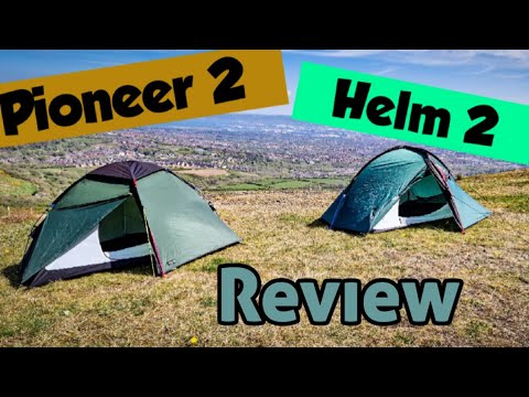 The Terra-Nova Pioneer 2 and the Terra-Nova Wildcountry Helm 2 review #campingequipment#wildcamping