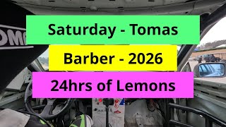 Saturday Race - Tomas @ Barber 2026 - 24hrs of Lemons