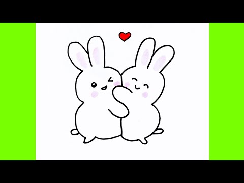S Harfinden Çok Kolay Sarılan Tavşan Çizimi, Kolay Yoldan Tavşan Nasıl Çizilir, How To Draw a Rabbit
