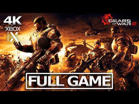 GEARS OF WAR 2 Full Gameplay Walkthrough / No Commentary【FULL GAME】XBOX SERIES X 4K Ultra HD
