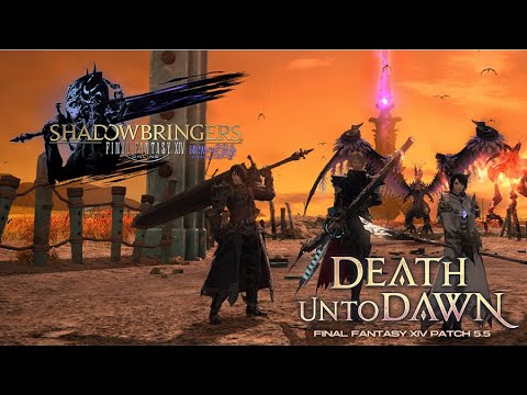 Fighting LUNAR Bahamut! | Final Fantasy XIV Patch 5.5 Part 1 - FULL Playthrough
