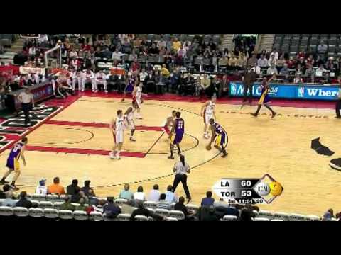 02 01 2008   Lakers vs  Raptors   Kobe Highlights 60 FPS