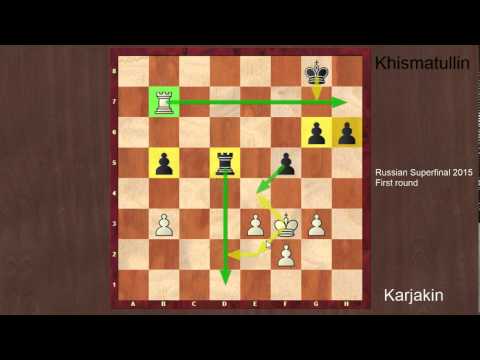 Russian Chess Championship superfinal 2015  (ongoing) Round 1 Karjakin vs  Khismatullin