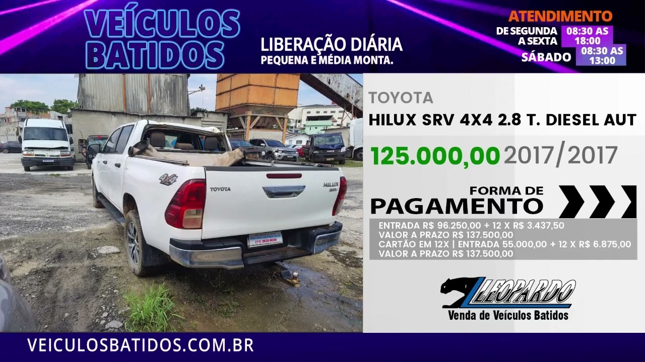 Coleção Leopardo Veículos Batidos,Carros Batidos, Caminhões Batidos, Motos Batidas, Vans Batidas