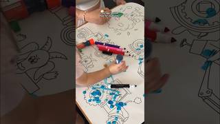 These coloring sheets are a hit!! #toddlerlife #toddleractivities #kidscrafts #kidsartsandcrafts
