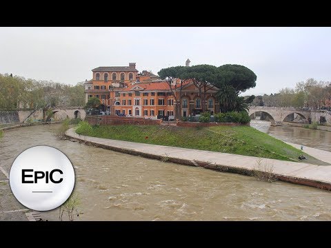 Jewish Ghetto & Tiber Island - Rome, Italy (HD)