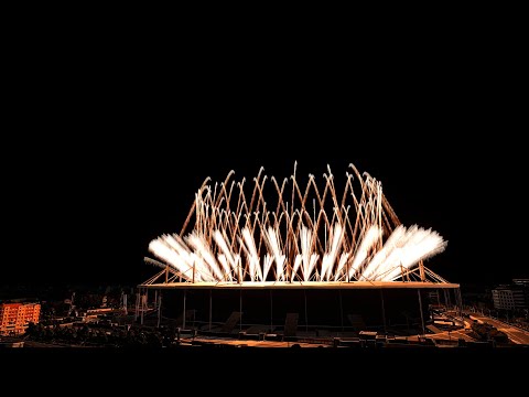 ⁴ᴷ Stade de France: Jeux Olympiques d'été de 2024 Closing Ceremony Fireworks Show | FWSim