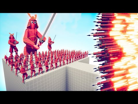 100x SAMURAI + 3x GIANT SAMURAI vs EVERY GOD - TABS | Totally Accurate Battle Simulator 2024