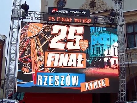 WOŚP Rzeszów 15 styczeń 2017 , Street food festival , Moto Orkiestra , 25 finał  WOŚP