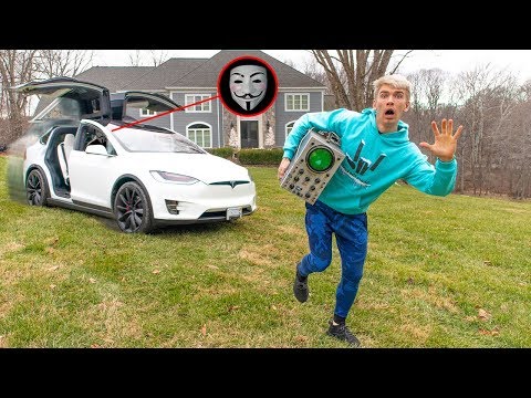 GAME MASTER ABANDONED TESLA CONTROLLED by PROJECT ZORGO (Testing Top Secret Spy Gadget Found)