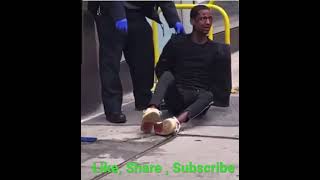 Lil Reese get shot with his friend Police got him hand cuffed with gun shot wounds #shorts #lilreese