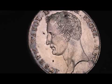 Moneta, STATI ITALIANI, NAPLES, Joseph Napoleon, 120 Grana, 1808, Naples, SPL-